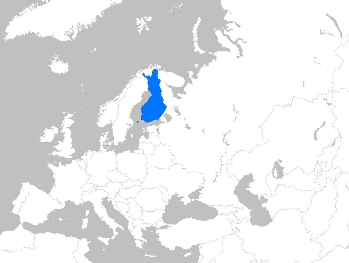 Suomijos europos žemėlapis