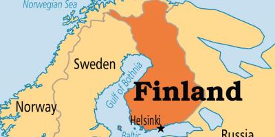 Žemėlapis helsinkis Suomija