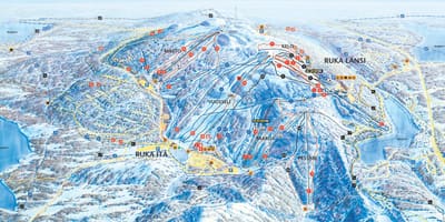Žemėlapis ruka Suomija