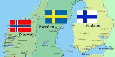 Žemėlapis Finland šalis