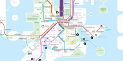 Žemėlapis metro Suomija