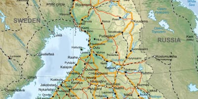 Suomijos pasaulio žemėlapis